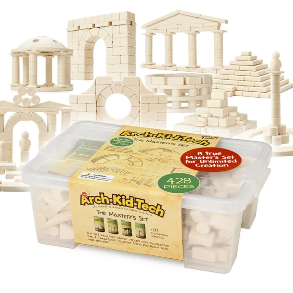 Arch Kid Tech The Master’s Set 428 pieces architectural building toy for kids to explore classical structures and creative construction