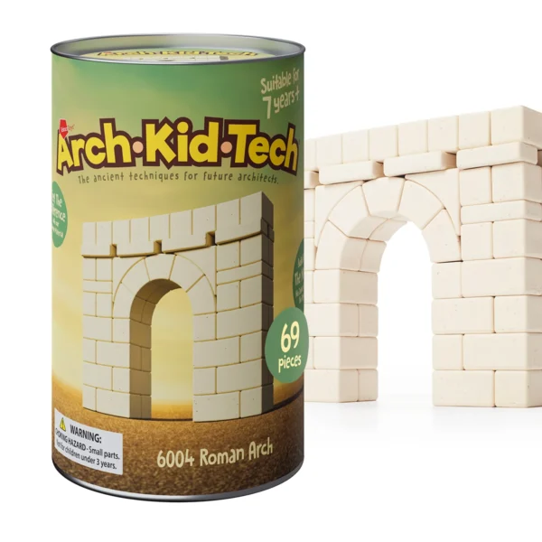 Arch Kid Tech Roman Arch 69 pieces architectural building toy for learning structural balance and classical construction techniques