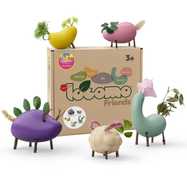 LOCOMO® Friends 6112-MC1 nature exploration toy with five character pieces in multicolored edition 1