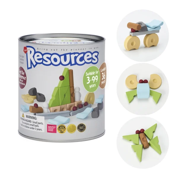 Resources® Fun Pack 36-piece open-ended building toy for children aged 3+